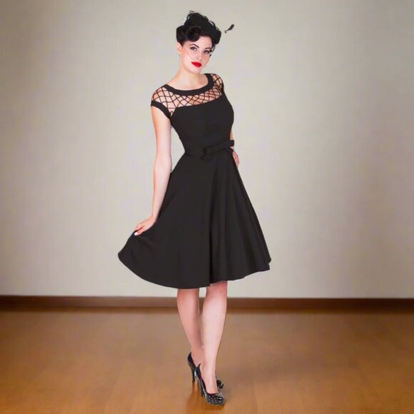 Tatyana Alika Circle Dress in Black - Picture 1 of 8